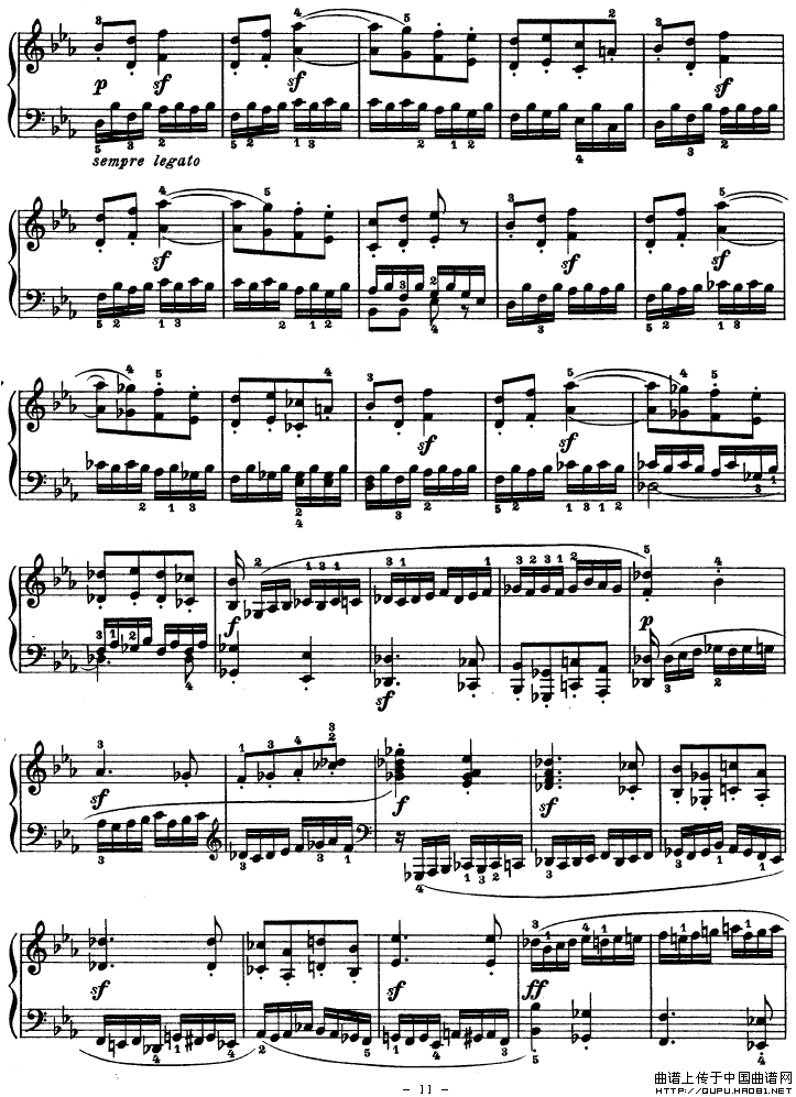 SONATE（第十三钢琴奏鸣曲-Op.27 No.1）