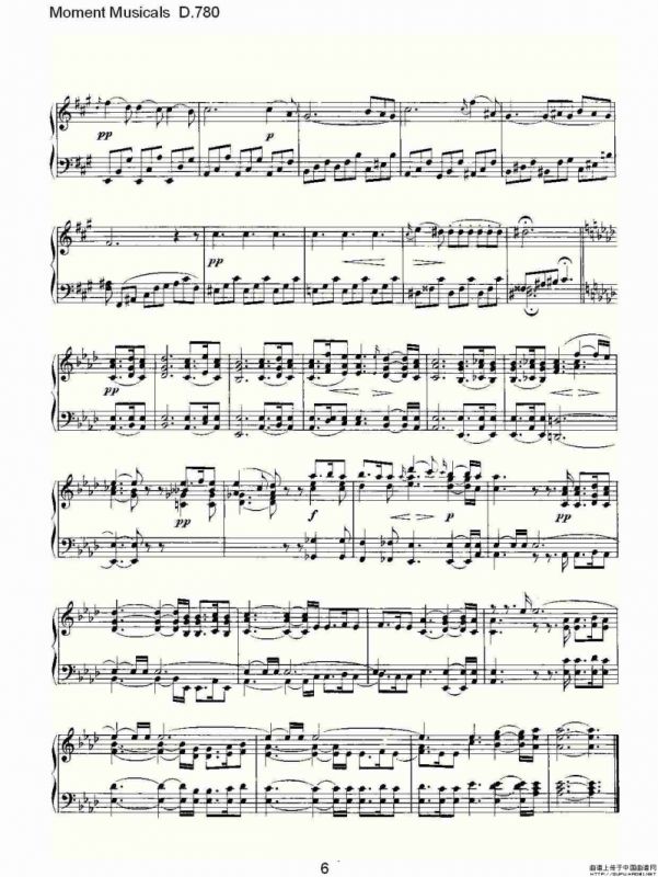Moment Musicals D.780（6首音乐瞬间）