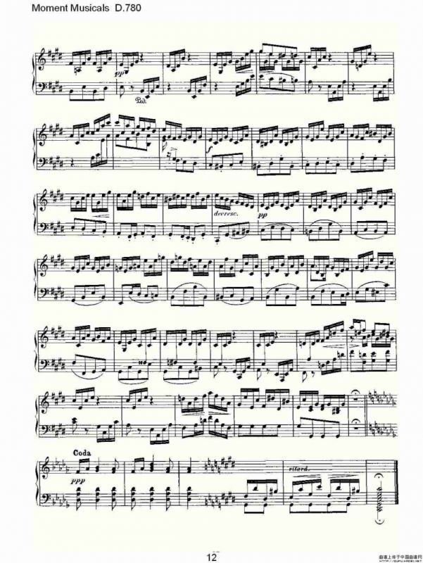 Moment Musicals D.780（6首音乐瞬间）