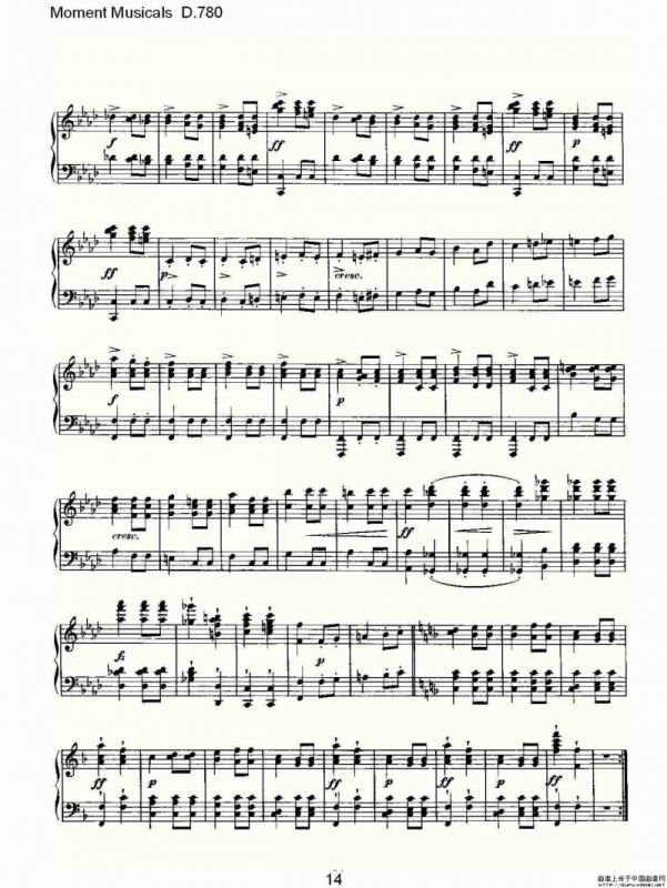 Moment Musicals D.780（6首音乐瞬间）