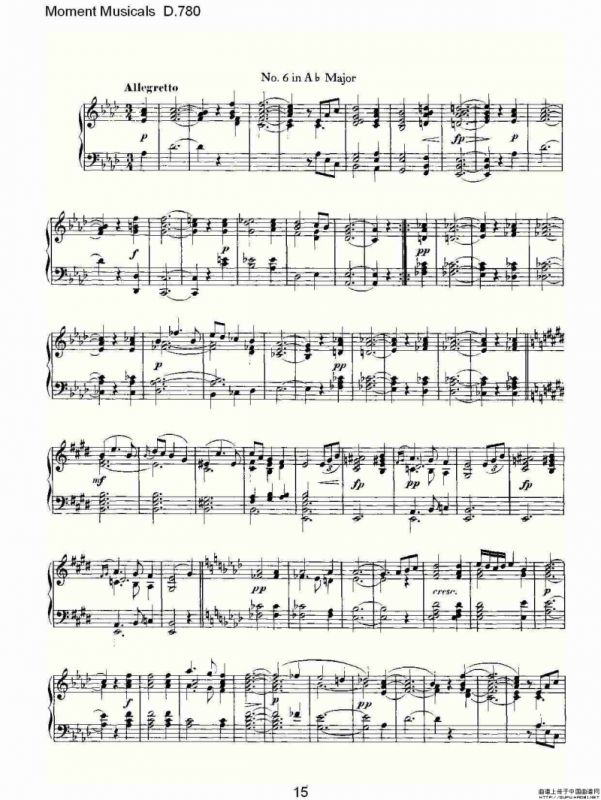 Moment Musicals D.780（6首音乐瞬间）