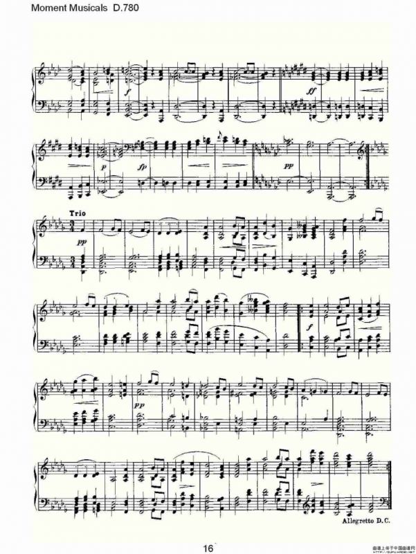 Moment Musicals D.780（6首音乐瞬间）