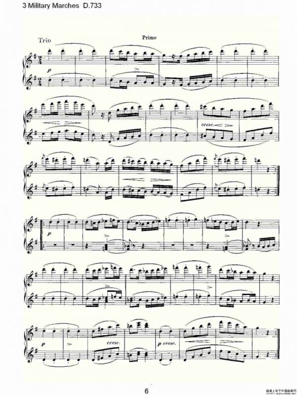 3 Military Marches D.733（3 士兵进行曲 D.733）