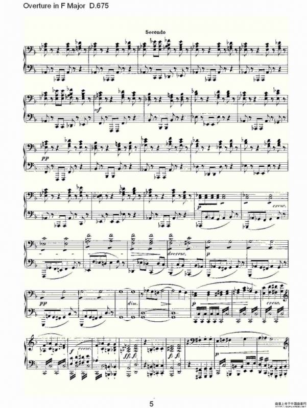 Overture in F Major D.675（Ｆ大调序曲 D.675）