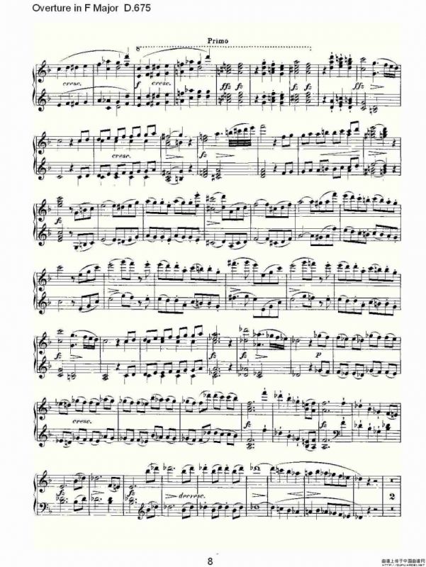 Overture in F Major D.675（Ｆ大调序曲 D.675）