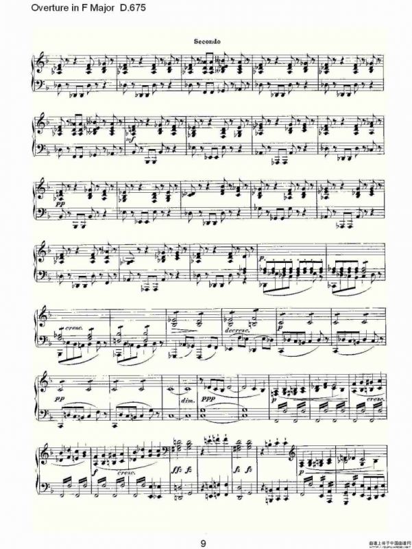 Overture in F Major D.675（Ｆ大调序曲 D.675）