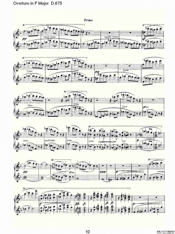 Overture in F Major D.675（Ｆ大调序曲 D.675）