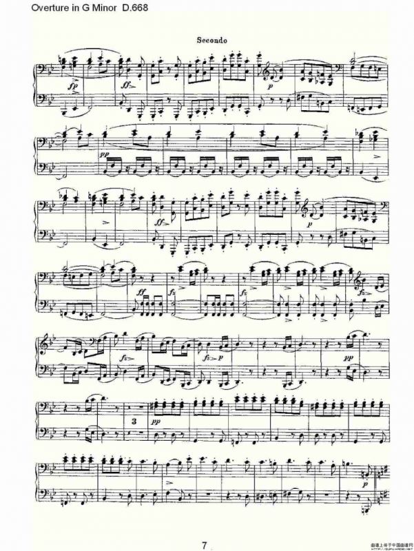 Overture in G Minor D.668（Ｇ小调序曲 D.668）