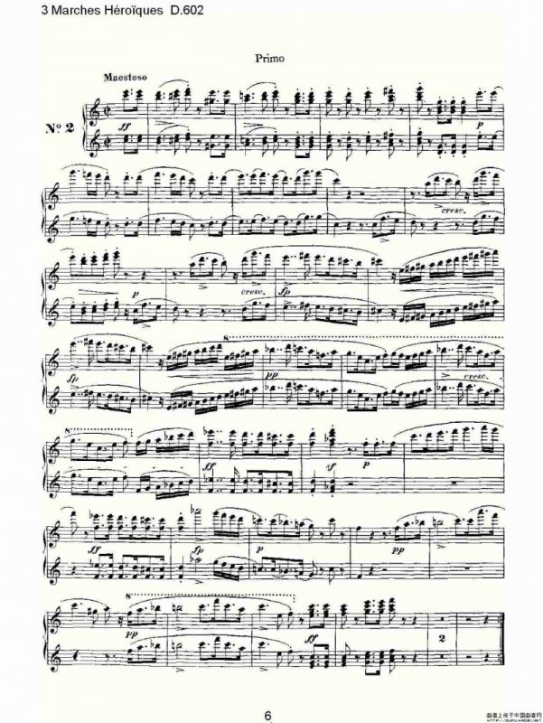 3 Marches Héro?ques D.602（3 进行曲Héro?que）