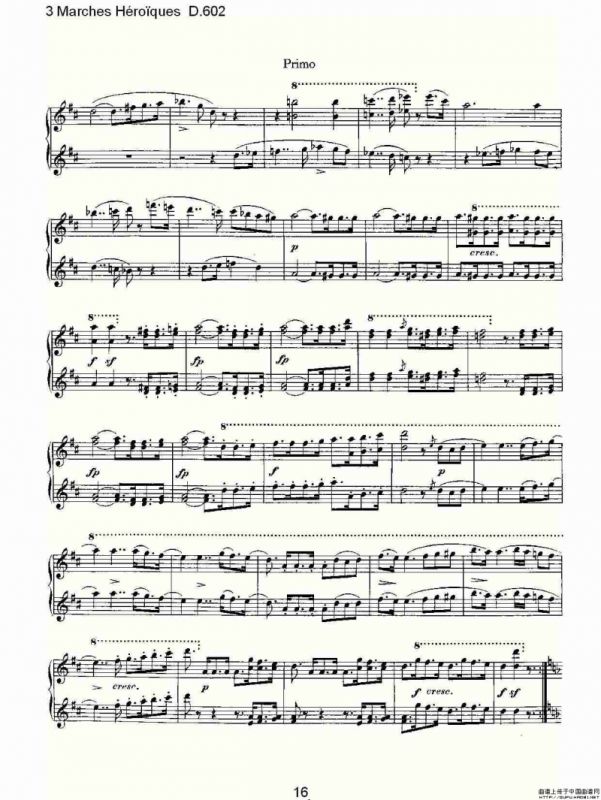 3 Marches Héro?ques D.602（3 进行曲Héro?que）