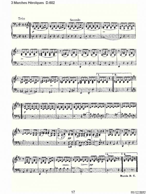3 Marches Héro?ques D.602（3 进行曲Héro?que）