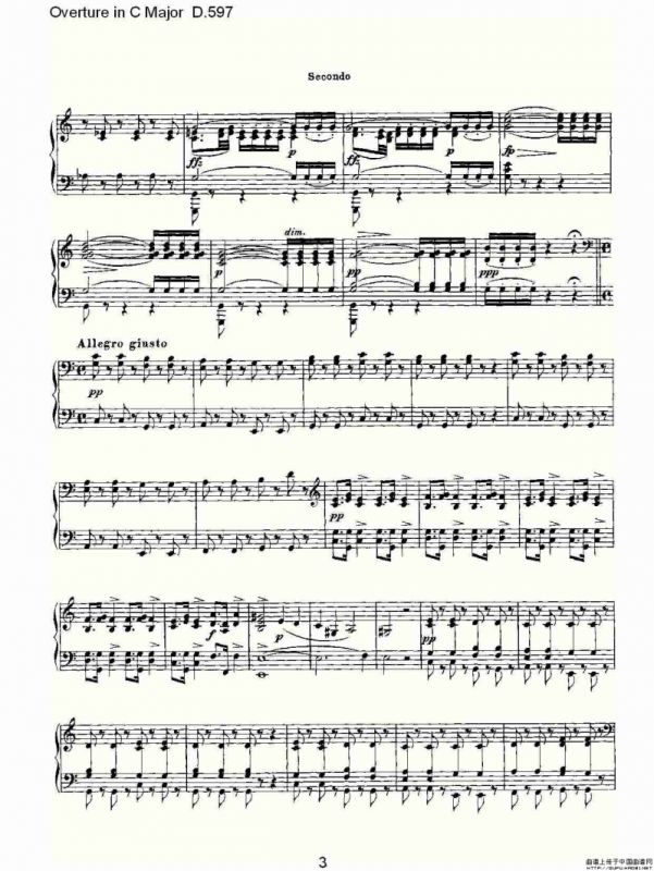 Overture in C Major D.597（Ｃ大调序曲 D.597）