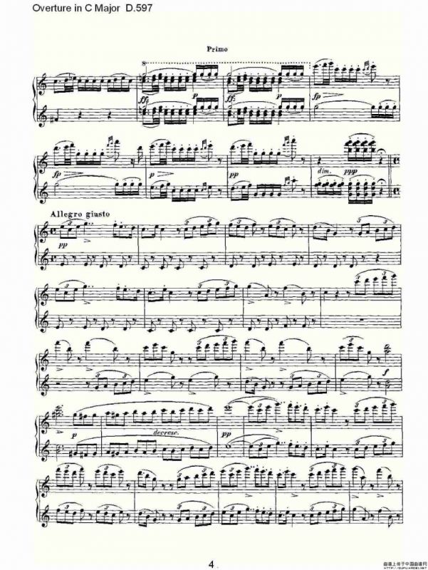 Overture in C Major D.597（Ｃ大调序曲 D.597）