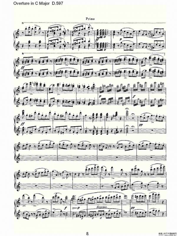 Overture in C Major D.597（Ｃ大调序曲 D.597）