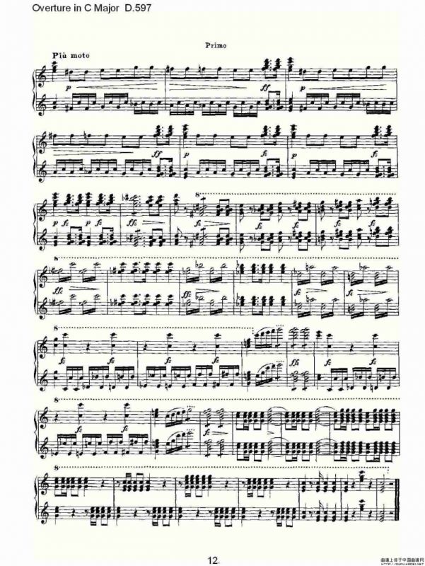 Overture in C Major D.597（Ｃ大调序曲 D.597）
