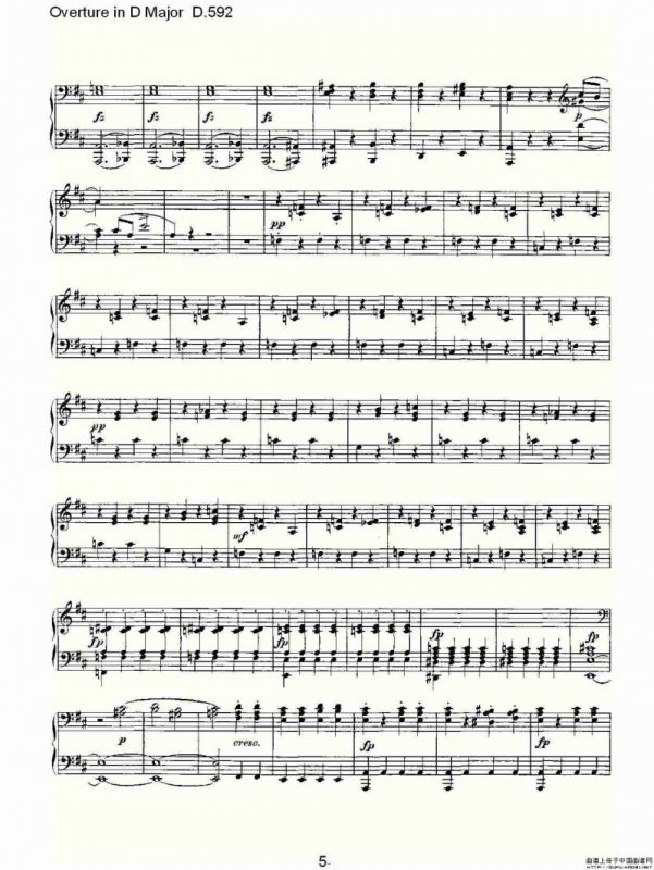 Overture in D Major D.592（Ｄ大调序曲 D.592）