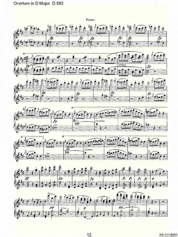 Overture in D Major D.592（Ｄ大调序曲 D.592）