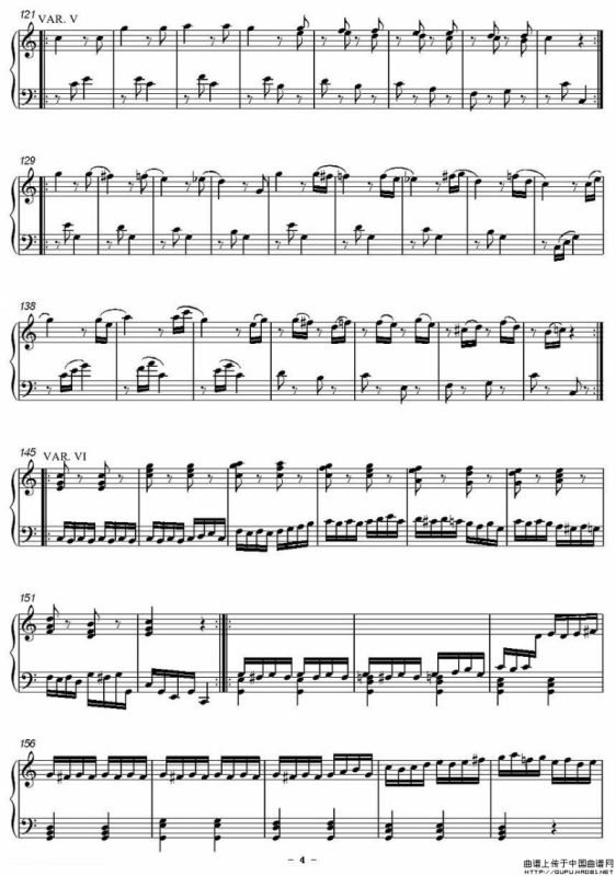 Ah,vous dirai-je,Maman（小星星变奏曲）