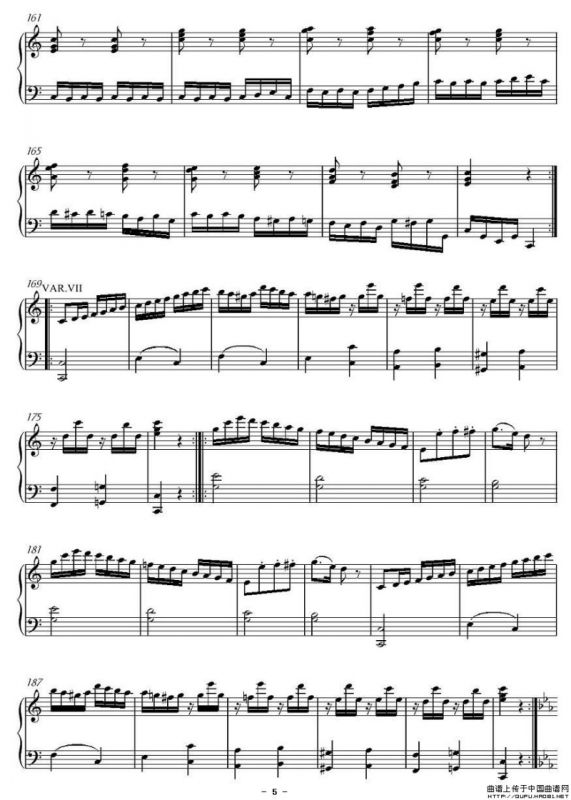 Ah,vous dirai-je,Maman（小星星变奏曲）