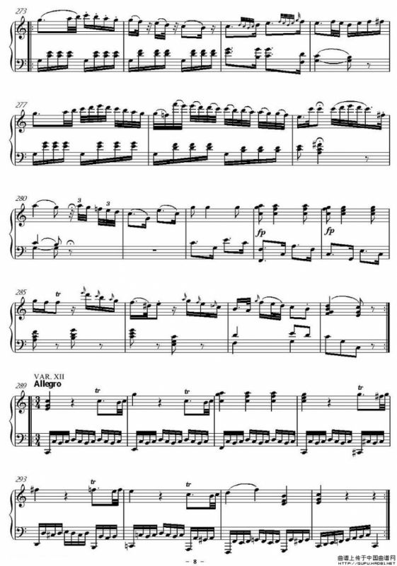 Ah,vous dirai-je,Maman（小星星变奏曲）