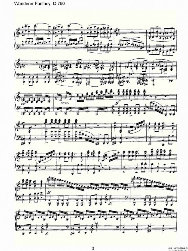 Wanderer Fantasy D.760（幻想的流浪者 D.760）