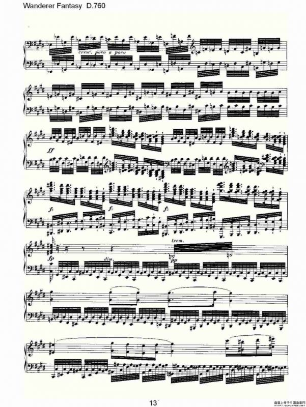 Wanderer Fantasy D.760（幻想的流浪者 D.760）