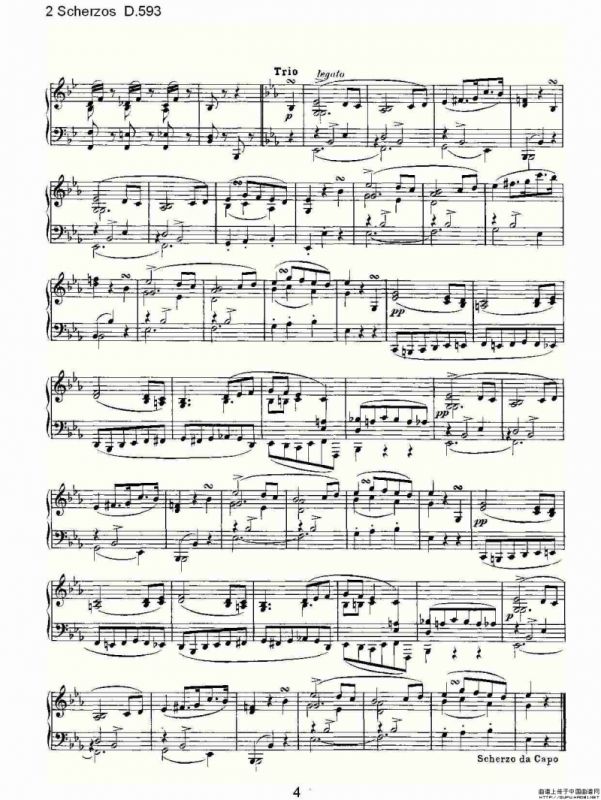 2 Scherzos D.593（谐谑曲二 D.593）