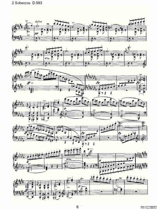 2 Scherzos D.593（谐谑曲二 D.593）