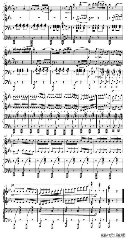 拿波里舞曲（四手联弹）