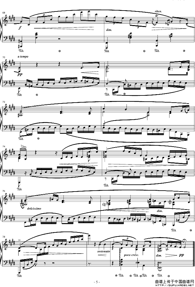 降E大调夜曲（op.62-2）