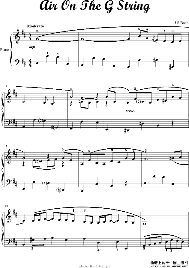 Air On The G String（G弦之歌）