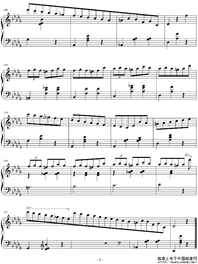 降D大调华丽圆舞曲（小狗圆舞曲）