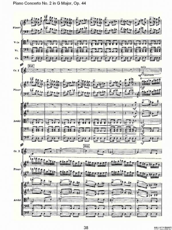 G大调第二钢琴协奏曲, Op.44第三乐章（二）