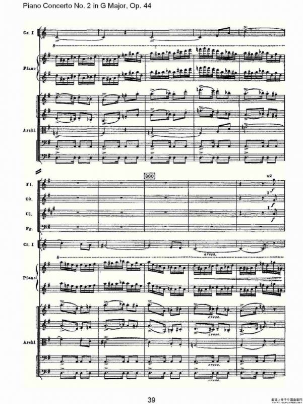 G大调第二钢琴协奏曲, Op.44第三乐章（二）
