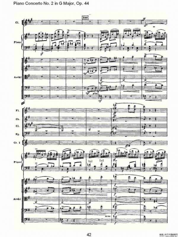 G大调第二钢琴协奏曲, Op.44第三乐章（二）