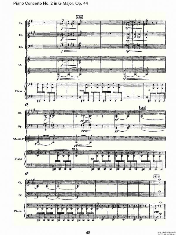 G大调第二钢琴协奏曲, Op.44第三乐章（二）