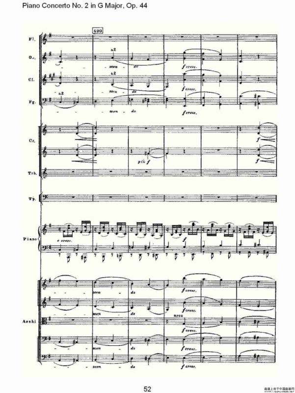 G大调第二钢琴协奏曲, Op.44第三乐章（二）