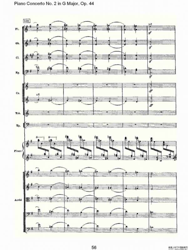 G大调第二钢琴协奏曲, Op.44第三乐章（二）