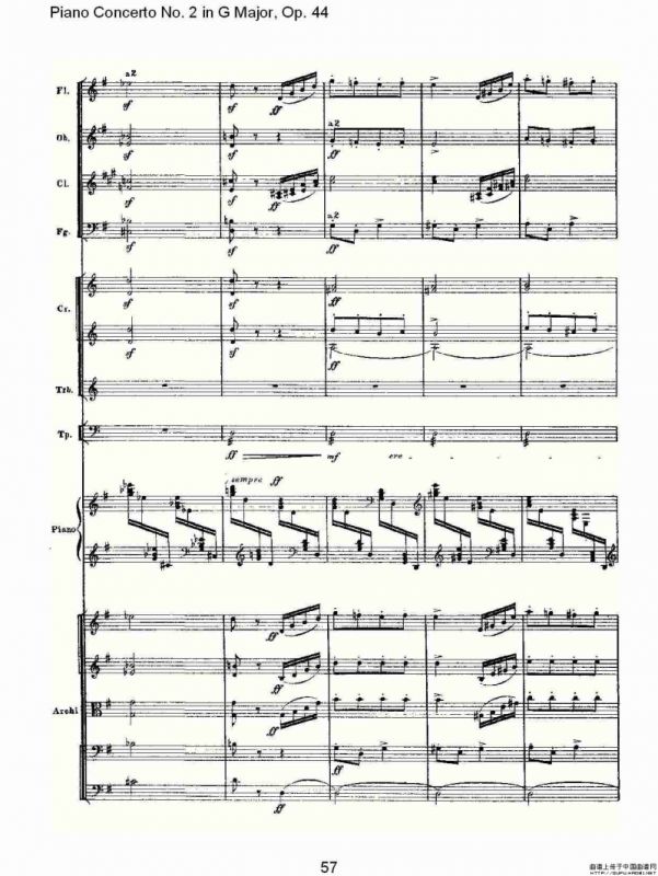 G大调第二钢琴协奏曲, Op.44第三乐章（二）