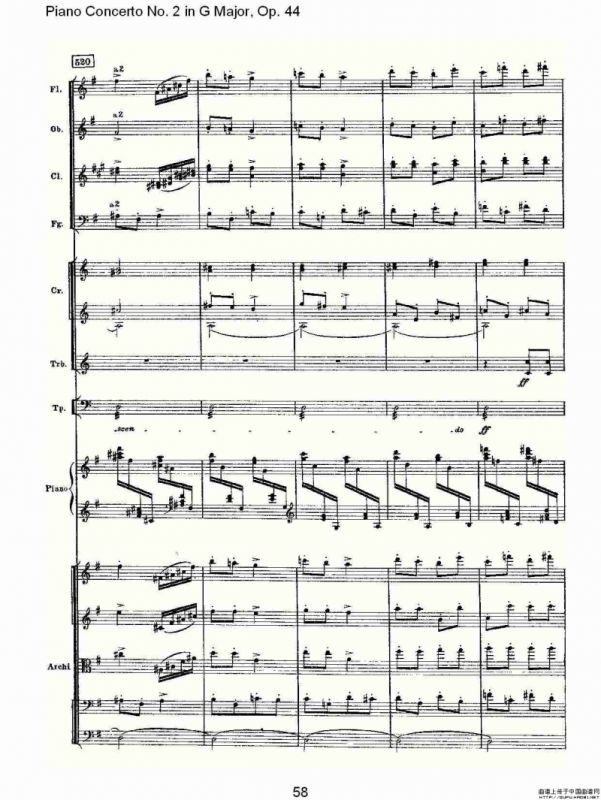 G大调第二钢琴协奏曲, Op.44第三乐章（二）