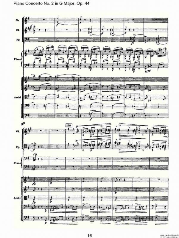 G大调第二钢琴协奏曲, Op.44第三乐章（一）