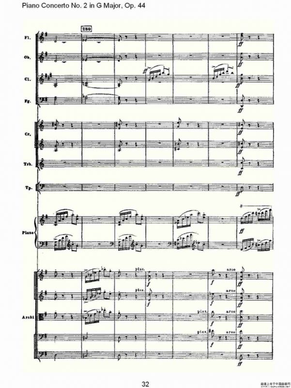 G大调第二钢琴协奏曲, Op.44第三乐章（一）