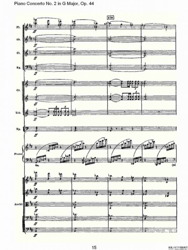 G大调第二钢琴协奏曲, Op.44第二乐章