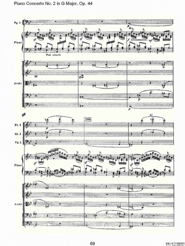 G大调第二钢琴协奏曲, Op.44第一乐章（三）