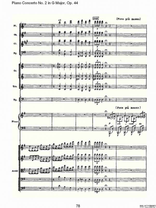 G大调第二钢琴协奏曲, Op.44第一乐章（三）