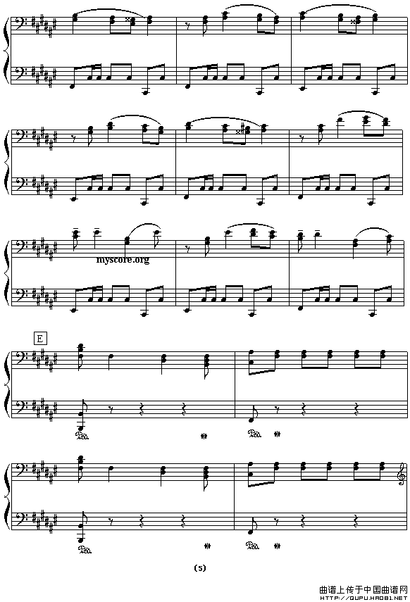 西班牙舞曲（四手联弹之二）