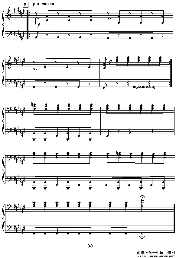 西班牙舞曲（四手联弹之二）