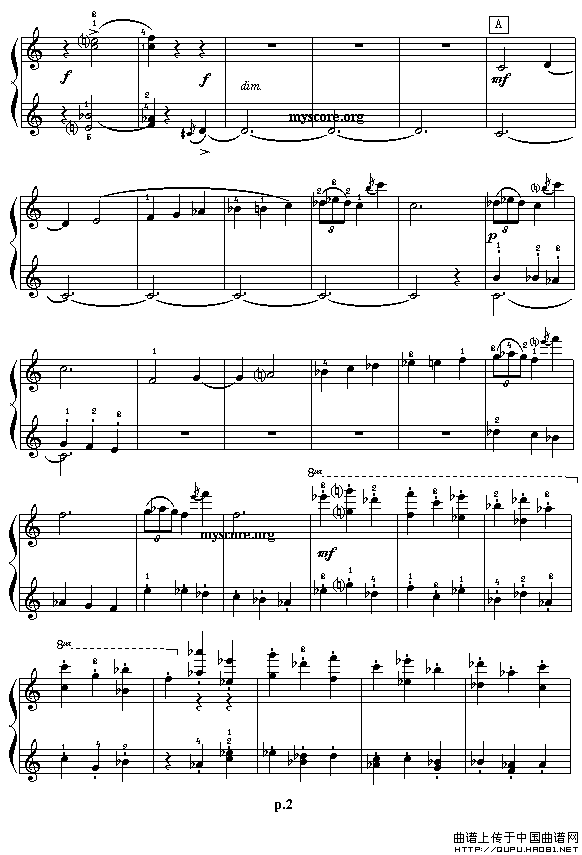 艾金娜与马塞拉涅尼亚双人舞（四手联弹之一）