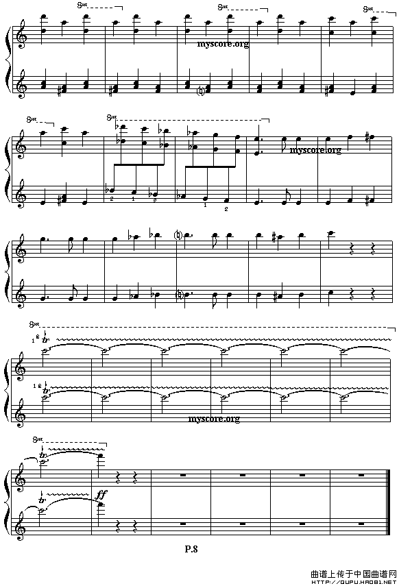 艾金娜与马塞拉涅尼亚双人舞（四手联弹之一）