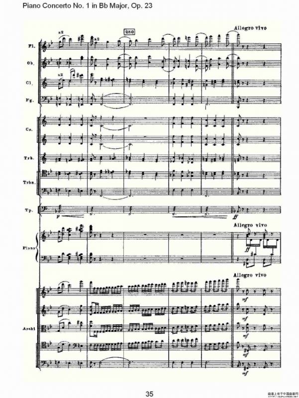 Bb大调第一钢琴协奏曲,Op.23第三乐章（二）